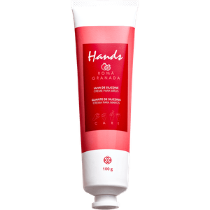 Luva De Silicone Romã Creme Para As Mãos Hands 100g