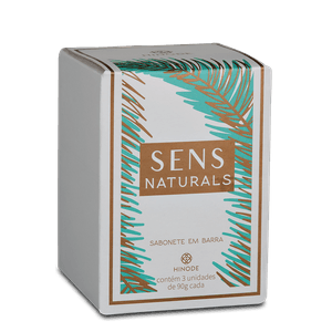 Sabonete Barra Sens Naturals 90 G - Caixa Com 3 Unidades