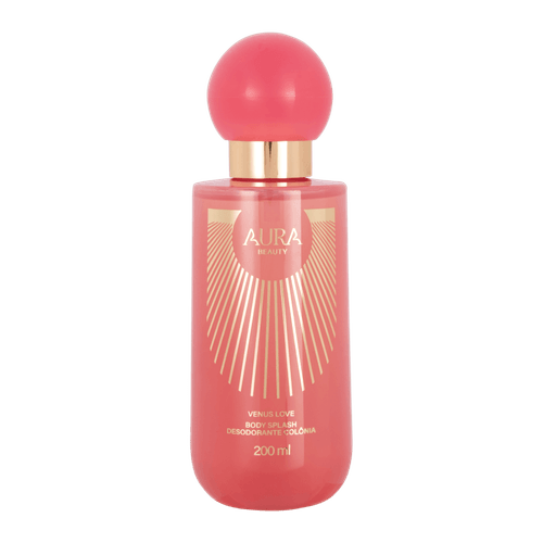 Body Splash Desodorante Colônia Aura Beauty Venus Love 200ml