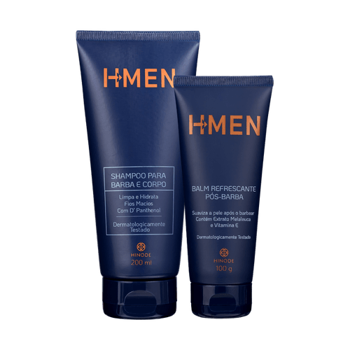 Kit H-men Shampoo e Balm Pós Barba